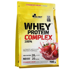 Olimp Whey Protein Complex 100%, truskawka - 700 g