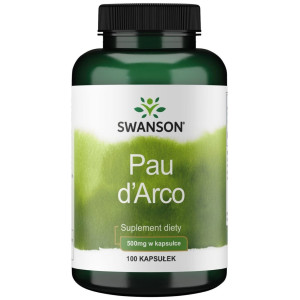 Swanson Pau d'Arco 500 mg - 100 kapsułek