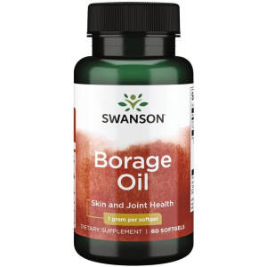 Swanson Borage Oil - 60 kapsułek
