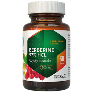 Hepatica Berberine 97% HCL - 60 kapsułek
