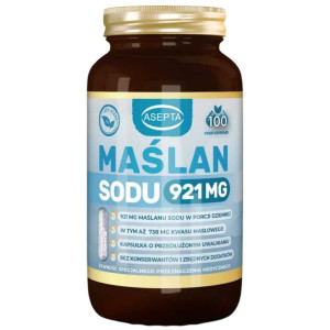Asepta Maślan sodu 921 mg - 100 kapsułek