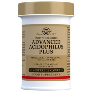 Solgar Advanced Acidophilus Plus - 60 kapsułek warzywnych