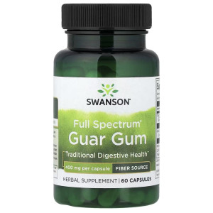 Swanson Full Spectrum Guar Gum 400 mg - 60 kapsułek
