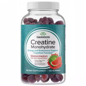 Swanson Creatine Monohydrate żelki arbuz - 120 sztuk