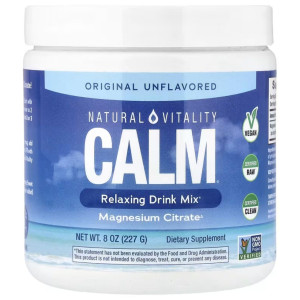 Natural Vitality Calm Magnez w proszku, naturalny - 200 g