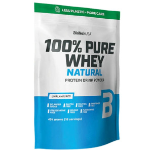 BioTech USA 100% Pure Whey Odżywka białkowa, naturalny- 400 g