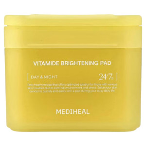 Mediheal Vitamide Brightening Pad płatki rozjaśniające do twarzy - 100 sztuk