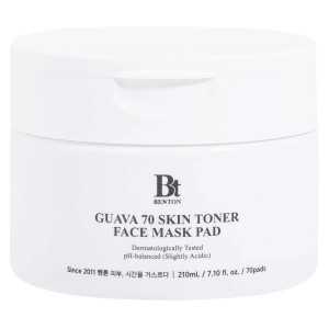 Benton Guava 70 Skin Toner Face Mask Pad Tonizujące płatki - 70 sztuk