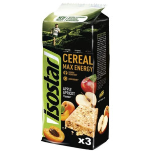Isostar Cereal Max Energy Baton zbożowy, jabłko-morela - 3x55 g