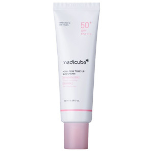 Medicube PDRN Pink Tone Up Sun Cream SPF50+ Rozjaśniający krem przeciwsłoneczny - 50 ml