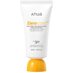 Anua Zero-Cast Moisturizing Finish Sunscreen Nawilżający krem z filtrem SPF50 PA++++ - 50 ml