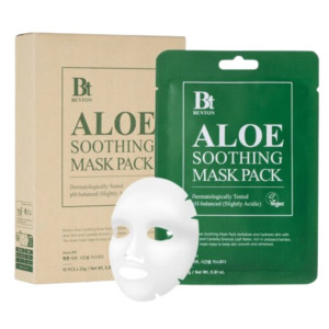 Benton Aloe Soothing Mask Pack Kojąca maska w płachcie - 10 sztuk