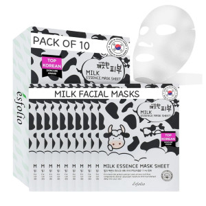 Esfolio Pure Skin Milk Essence Mask Sheet Nawilżająca maska w płachcie - 10x25 ml
