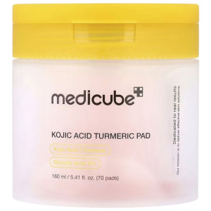 Medicube Kojic Acid Turmeric Pad Rozjaśniające płatki złuszczające - 70 sztuk