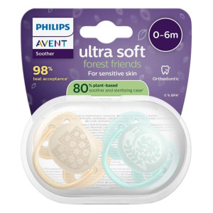 Philips Avent Smoczek Ultra Soft 0-6 m - 2 sztuki