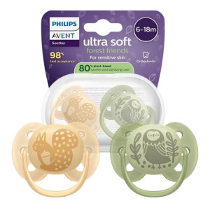 Philips Avent Smoczek Ultra Soft 6-18 m - 2 sztuki