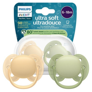 Philips Avent Smoczki Ultra Soft 6-18 m - 2 sztuki