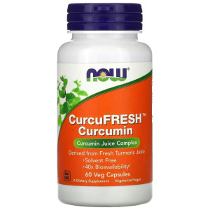 NOW Foods CurcuFRESH™ Kompleks soku z kurkuminy - 60 kapsułek