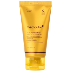 Medicube Kojic Acid Turmeric Night Wrapping Mask Rozjaśniająca maska na noc - 75 ml