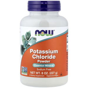 NOW Foods Chlorek Potasu w proszku - 227 g