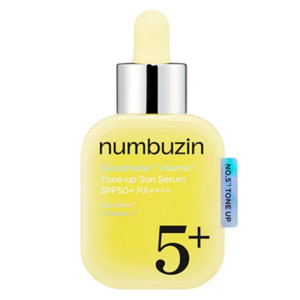 Numbuzin No.5 Glutathione Vitamin Tone-up Sun Serum Rozświetlające serum z SPF 50+ - 30 ml