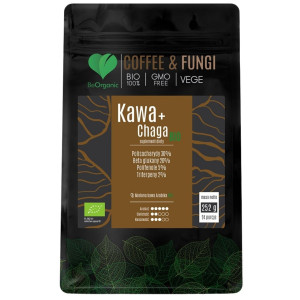 BeOrganic Kawa Arabica mielona + Chaga BIO - 252 g