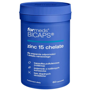 Formeds BICAPS Zinc 15 Chelate - 60 kapsułek