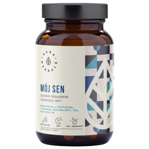 Aura Herbals Mój Sen Szybkie Zasypianie i Spokojny Sen - 60 kapsułek