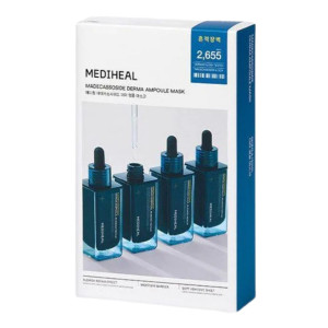 Mediheal Madecassoside Derma Ampoule Mask Kojąca maska w płachcie - 10 sztuk