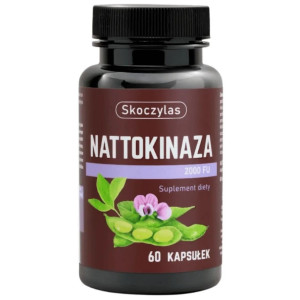 Skoczylas Nattokinaza 2000 FU Ekstrakt z Fermentowanych Nasion Soi - 60 kapsułek