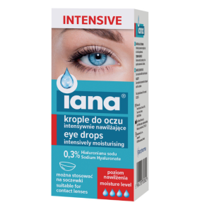Iana Intensive Nawilżające krople do oczu - 10 ml