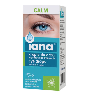 Iana Calm Łagodzące podrażnienia krople do oczu - 10 ml