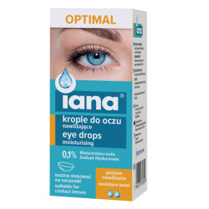 Iana Optimal Nawilżające krople do oczu 0,1% HA - 10 ml
