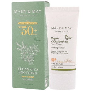 Mary&May Krem przeciwsłoneczny CICA Soothing SPF50+ - 50 ml