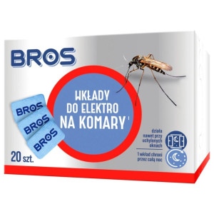 Bros Wkłady do elektro na komary - 20 sztuk