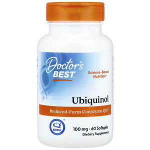 Doctor's Best Ubichinol z Kaneka 100 mg - 60 kapsułek