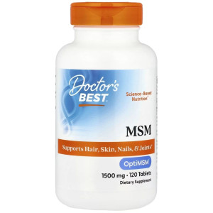 Doctor's Best MSM z OptiMSM 1500 mg - 120 tabletek