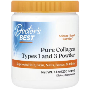 Doctor's Best Kolagen Typu 1 i 3, proszek - 200 g