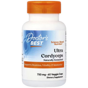 Doctor's Best Ultra Cordyceps 750 mg - 60 kapsułek