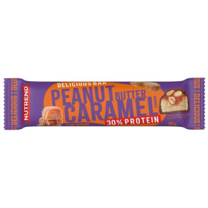 Nutrend Delicious Bar baton proteinowy masło orzechowe i karmel - 50 g