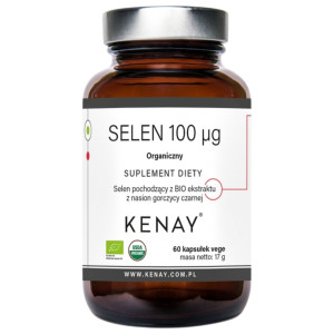 Kenay Selen organiczny 100 mcg - 60 kapsułek