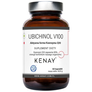 Kenay Ubichinol V100 (aktywna forma koenzymu Q10) - 60 kapsułek
