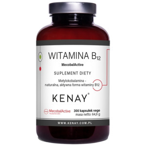 Kenay Witamina B12 MecobalActive® - 300 kapsułek