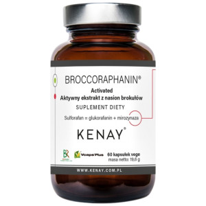 Kenay BroccoRaphanin Activated Aktywny ekstrakt z nasion brokułów - 60 kapsułek
