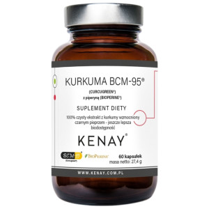 Kenay Kurkuma BCM-95® (Curcugreen®) - 60 kapsułek