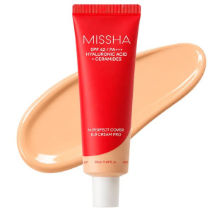 Missha Perfect Cover BB Cream PRO Krem BB - 50 ml : Odcień - #21 Light Beige