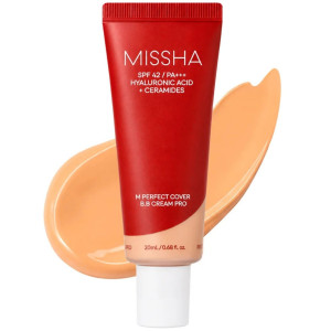 Missha Perfect Cover BB Cream PRO Krem BB - 20 ml : Odcień - 27 honey beige