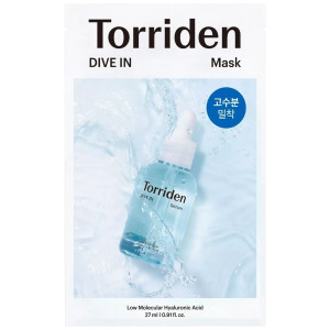Torriden DIVE-IN Low Molecular Hyaluronic Acid Mask Nawilżająca maska w płachcie - 27 ml