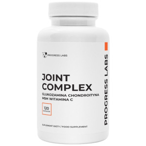 Progress Labs Joint Complex Glukozamina Chondroityna MSM Witamina C - 120 kapsułek