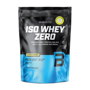BioTechUSA Iso Whey Zero, banan - 454 g